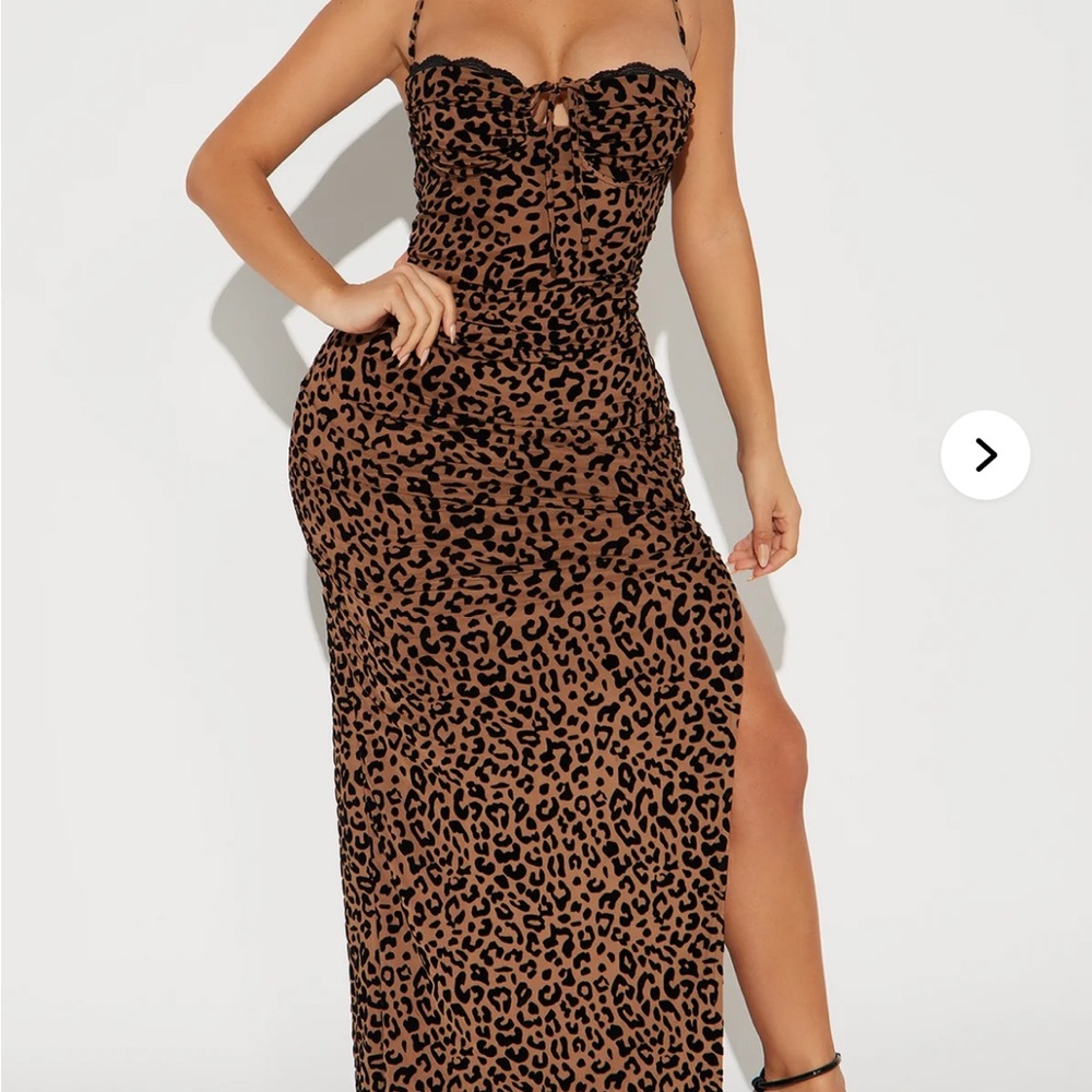 Elsa Leopard Maxi Dress